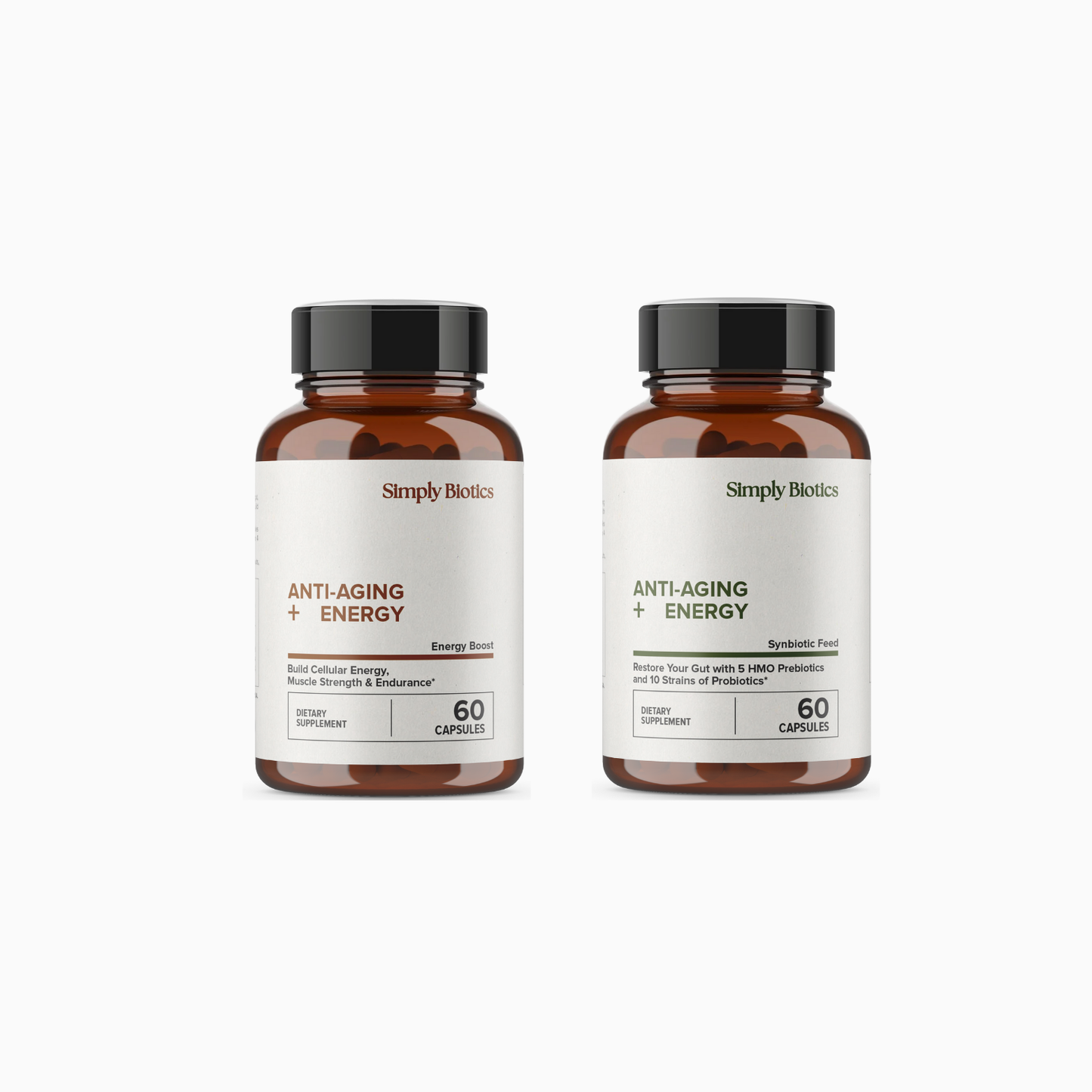 Anti-Aging + Energy Bundle, Synbiotics and Pomegranate Extract